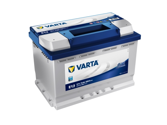 Varta Blue Dynamic 12V-74Ah +L / E12
