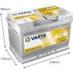 VARTA SILVER DYNAMIC AGM XEV START-STOP 12V-70AH D+